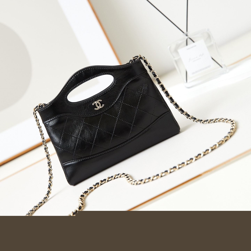 Ch*el top handle bags